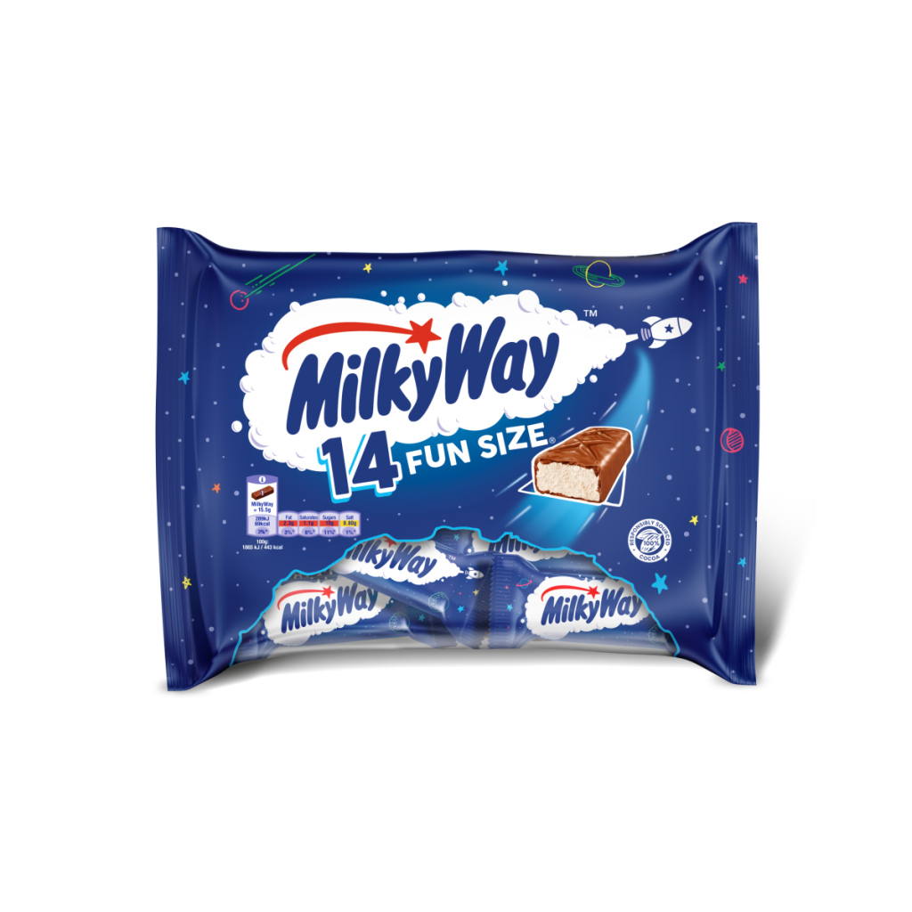 Milky Way Chocolate Fun Size Bars Multipack 14 x 15.5g