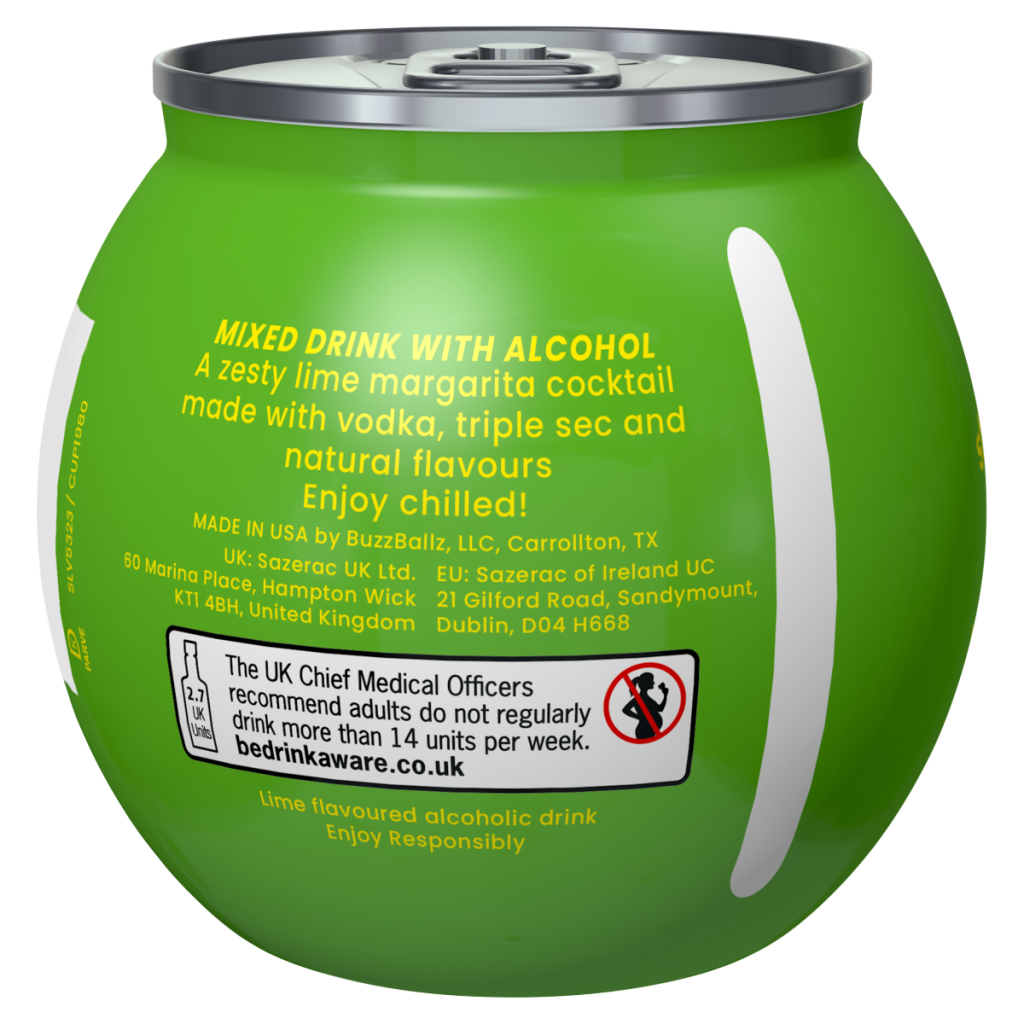 BuzzBallz Lime ‘Rita Margarita Cocktail 200ml