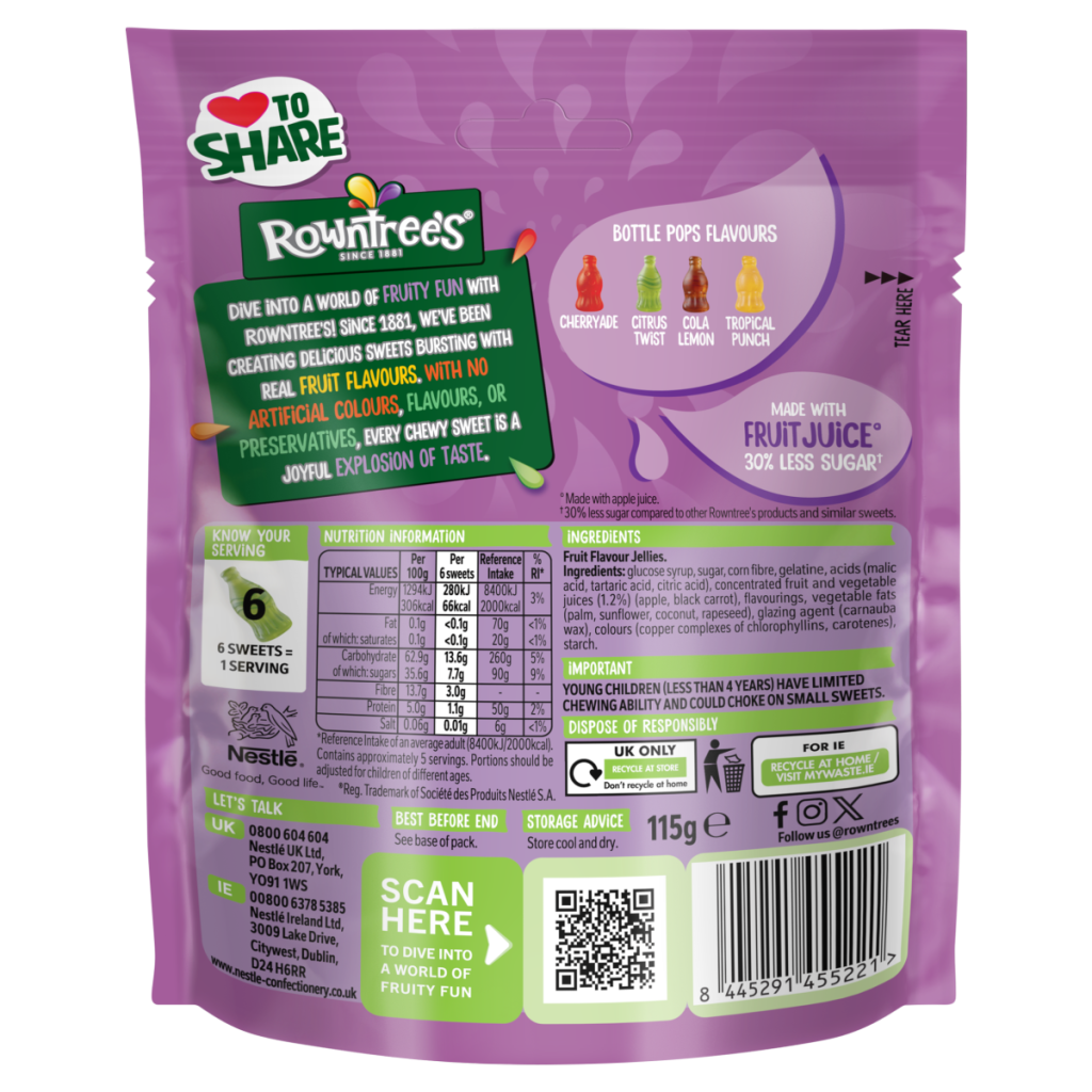Rowntrees Other Confectionery Soft Sugar 115g