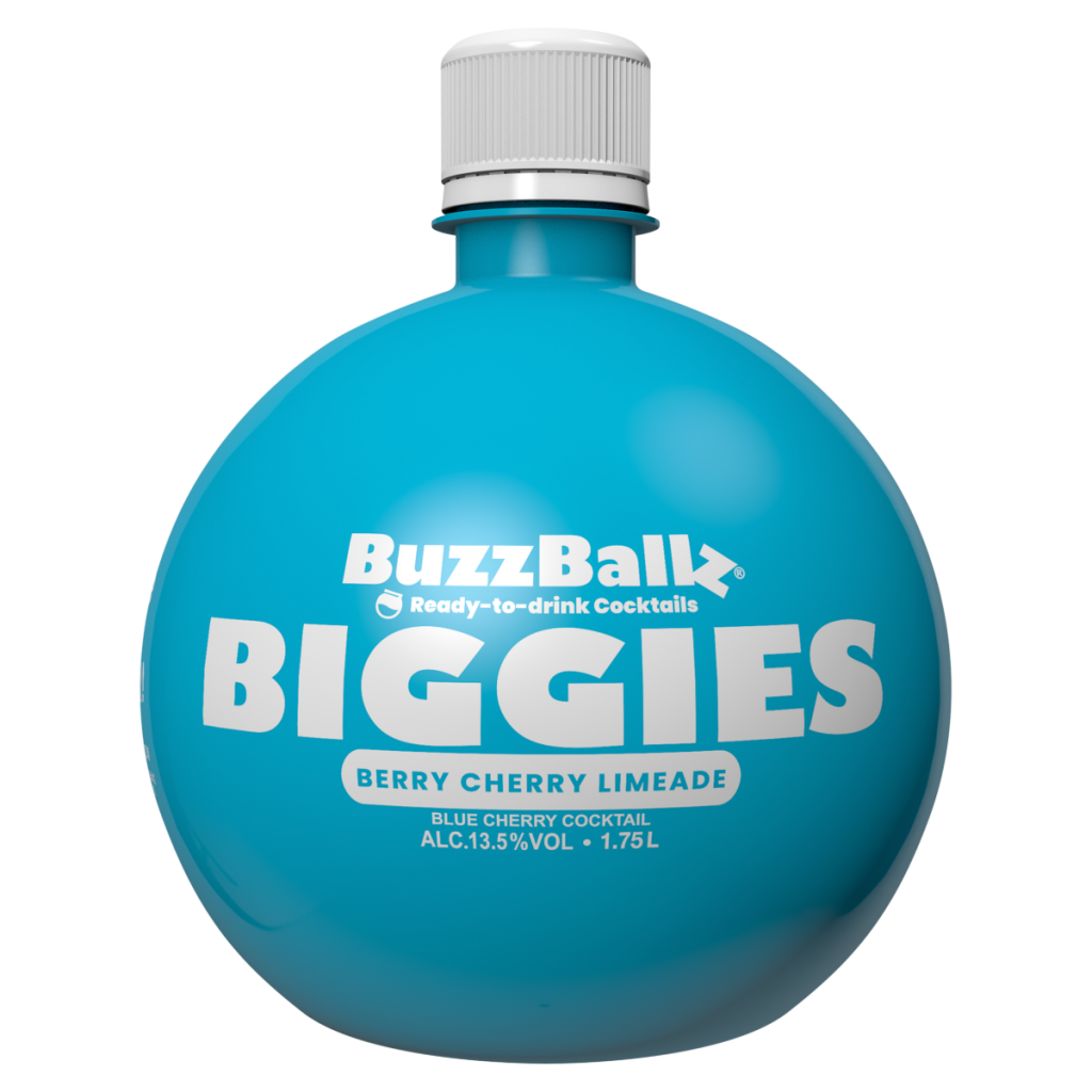 Buzzballz Cocktail Berry Cherry Limeade Blue 175cl (13.5% ABV)