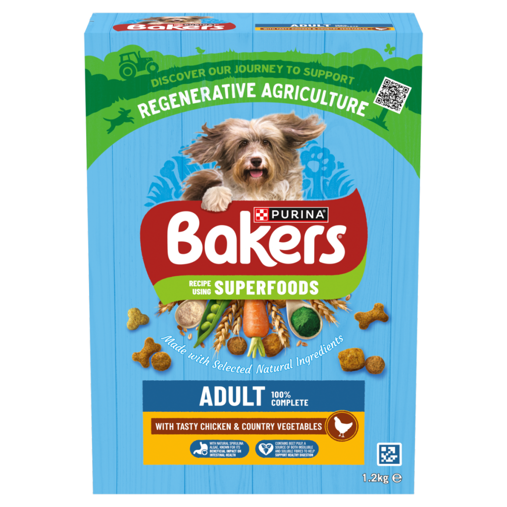 BAKERS Superfoods Chicken with Vegetables Dry Dog Food 1.2kg