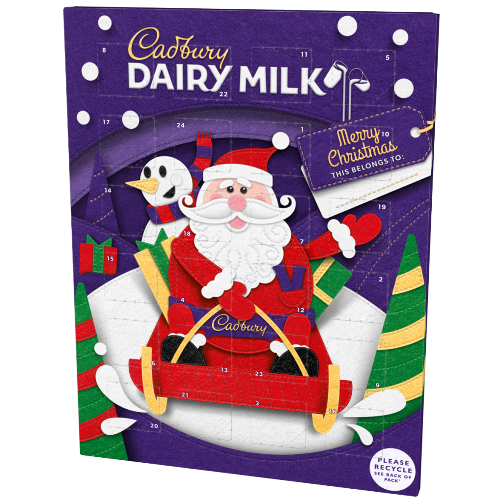 Cadbury Dairy Milk Chocolate Christmas Advent Calendar 90 g