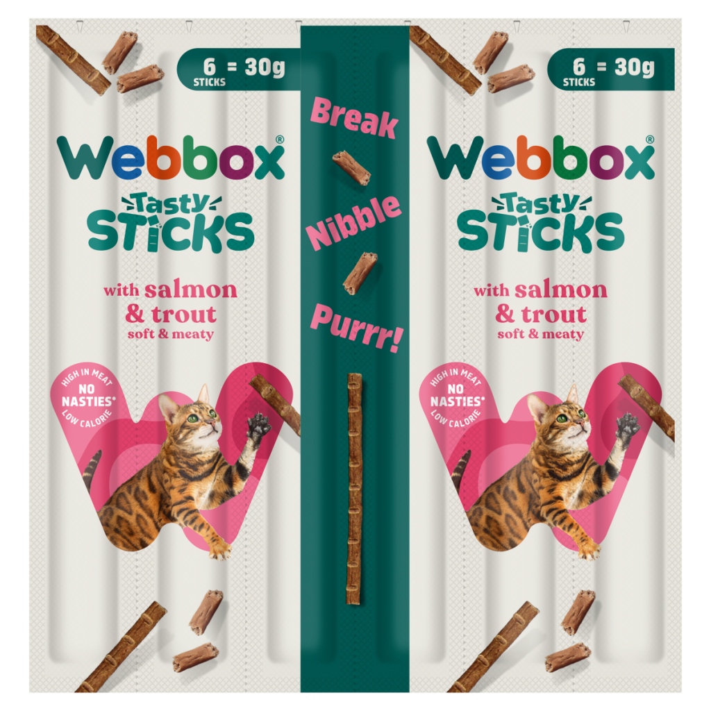 Webbox Tasty Sticks with Salmon & Trout 30g (6 x 5g)