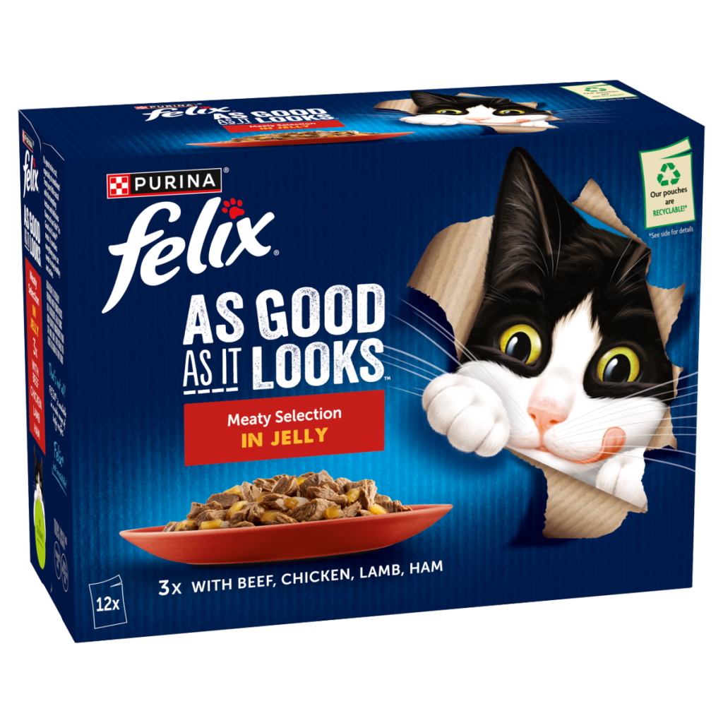 FELIX As Good As it Looks Meaty Selection in Jelly Wet Cat Food 12x85g