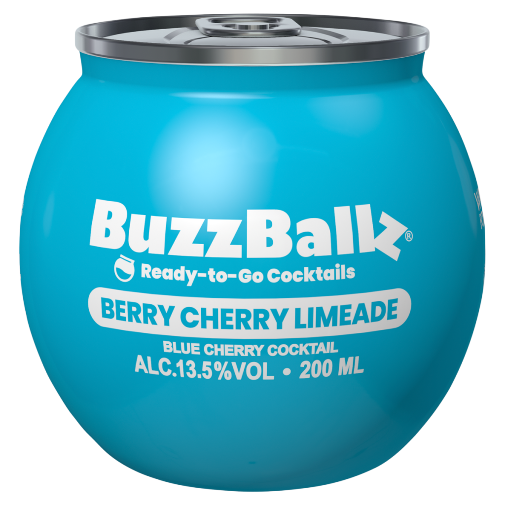 Buzzballz Blue Cherry Cocktail Berry Limeade 20cl (13.5% ABV)