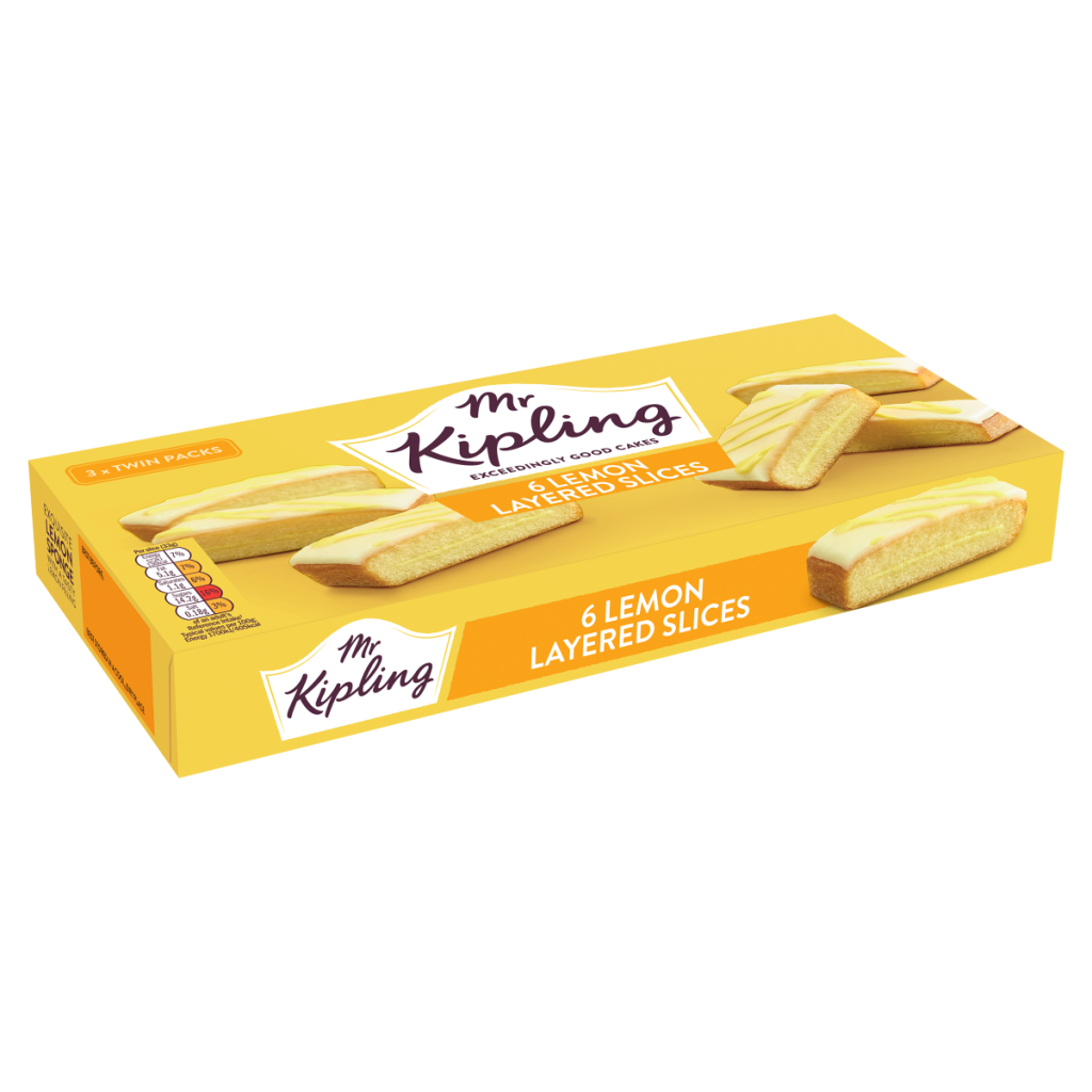 Mr Kipling 6 Lemon Layered Slices