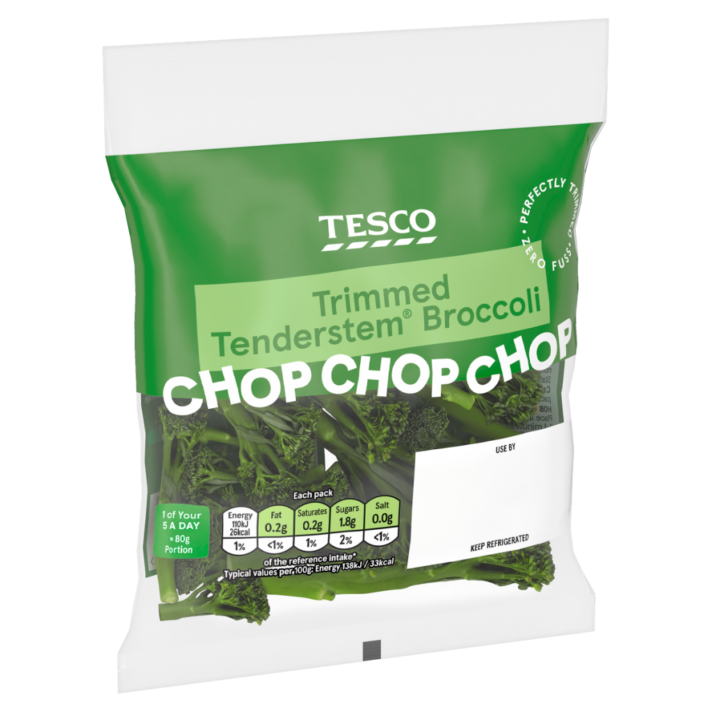 Tesco Trimmed Tenderstem Broccoli 80g