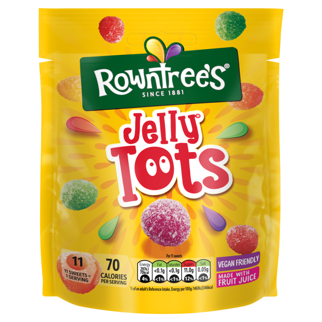 Rowntrees Jelly Tots Other Soft Sugar 150g