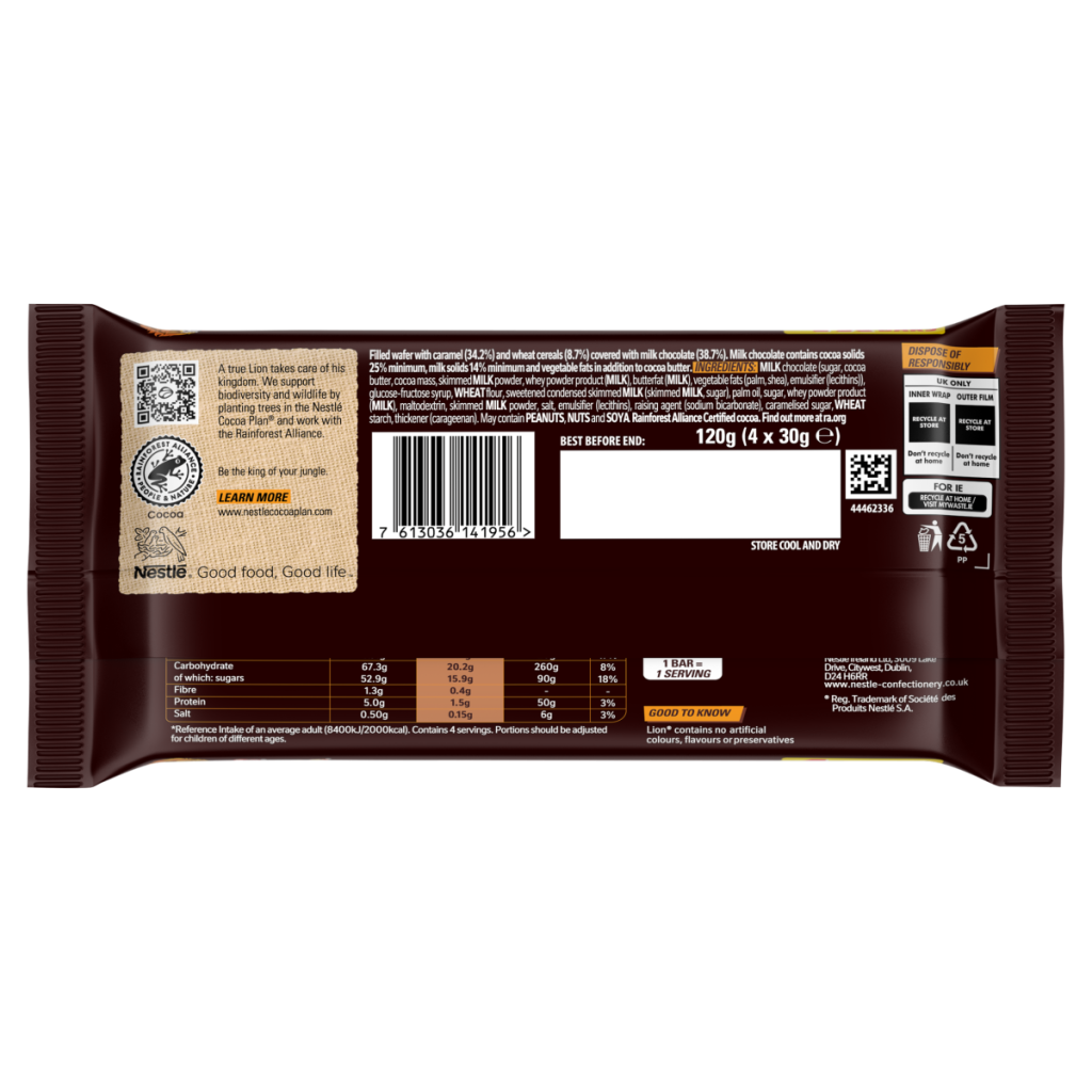 Lion Multipack Chocolate 120g