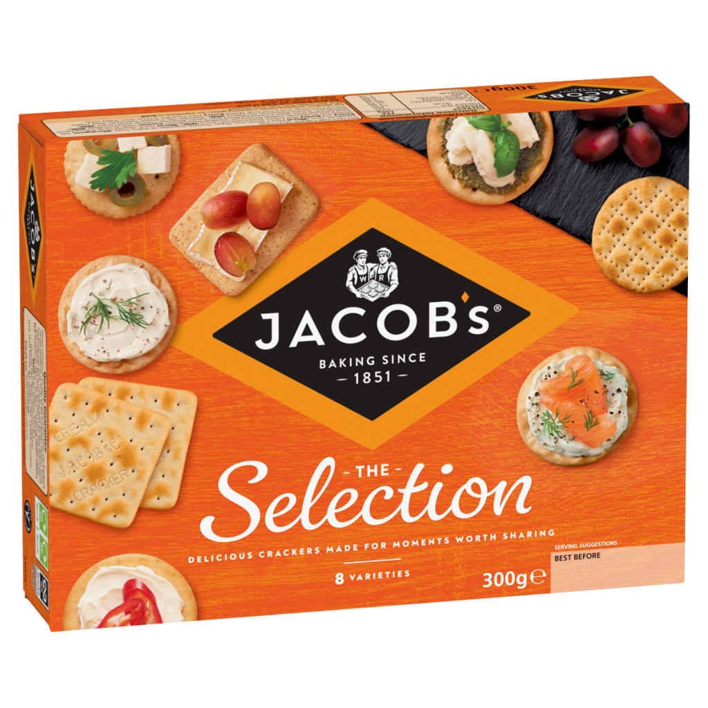 Jacob’s 8 Festive Selection Cracker Varieties 300g