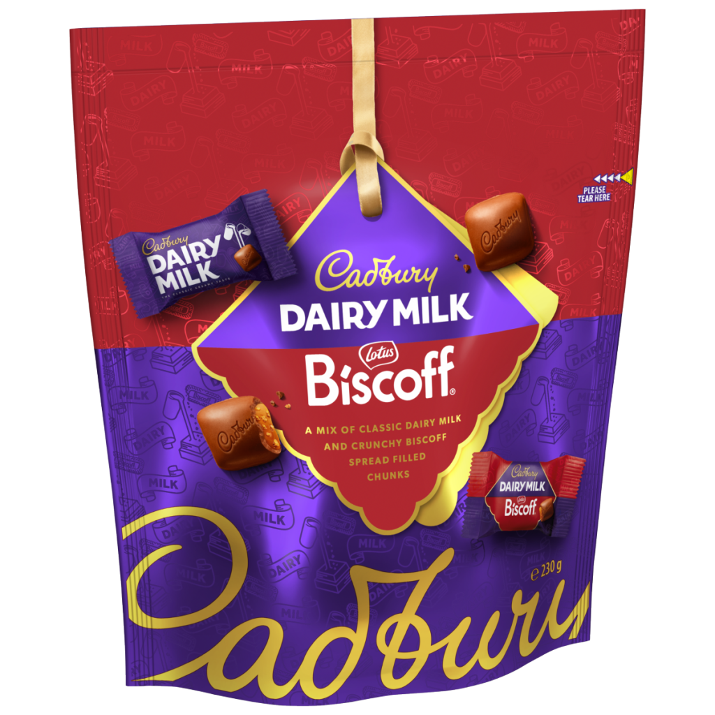 Cadbury Dairy Milk & Biscoff Chocolate Pouch 230 g