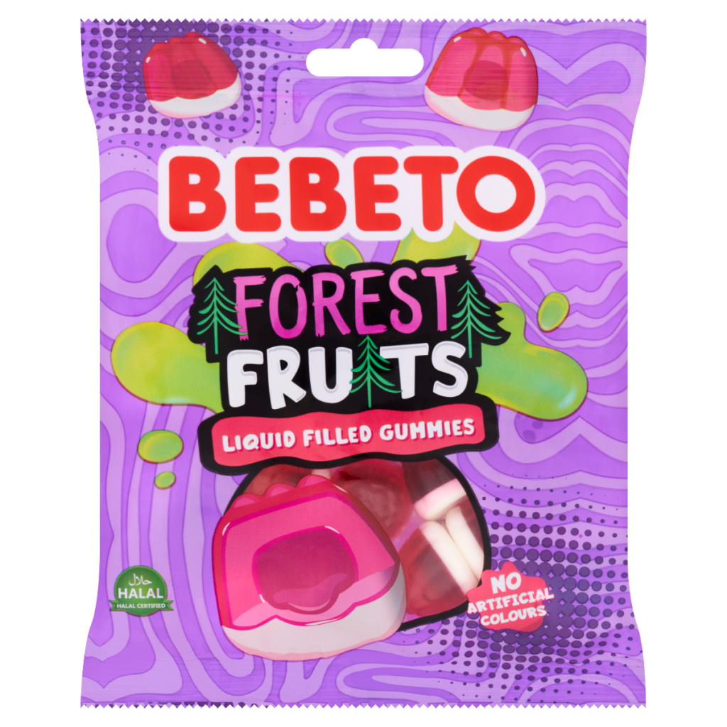 Bebeto Forest Fruits Liquid Filled Gummies 130g