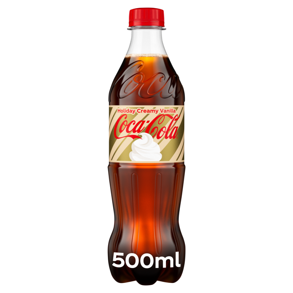 Coca-Cola Holiday Creamy Vanilla 500ml Bottle