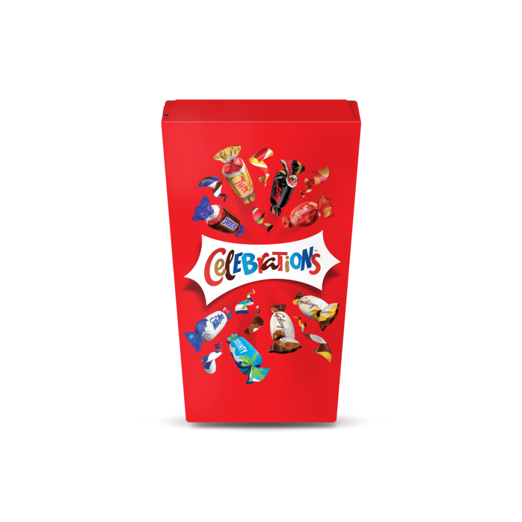 Celebrations Milk Chocolate Mini Box of Chocolates & Biscuit Bars 69g