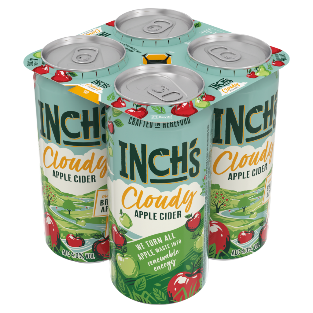 Inch’s Cloudy Apple Cider Cans 4 x 440ml