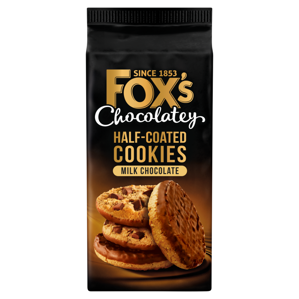Fox’s Chocolatey Half-Coated Cookies Milk Chocolate 157g
