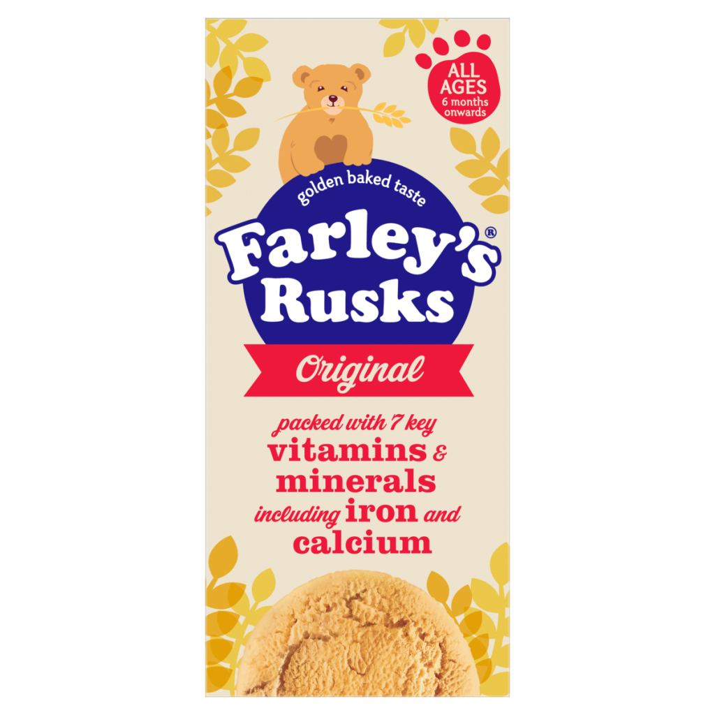 Farley’s Rusks Original Baby Food Snacks 6+ Months 150g