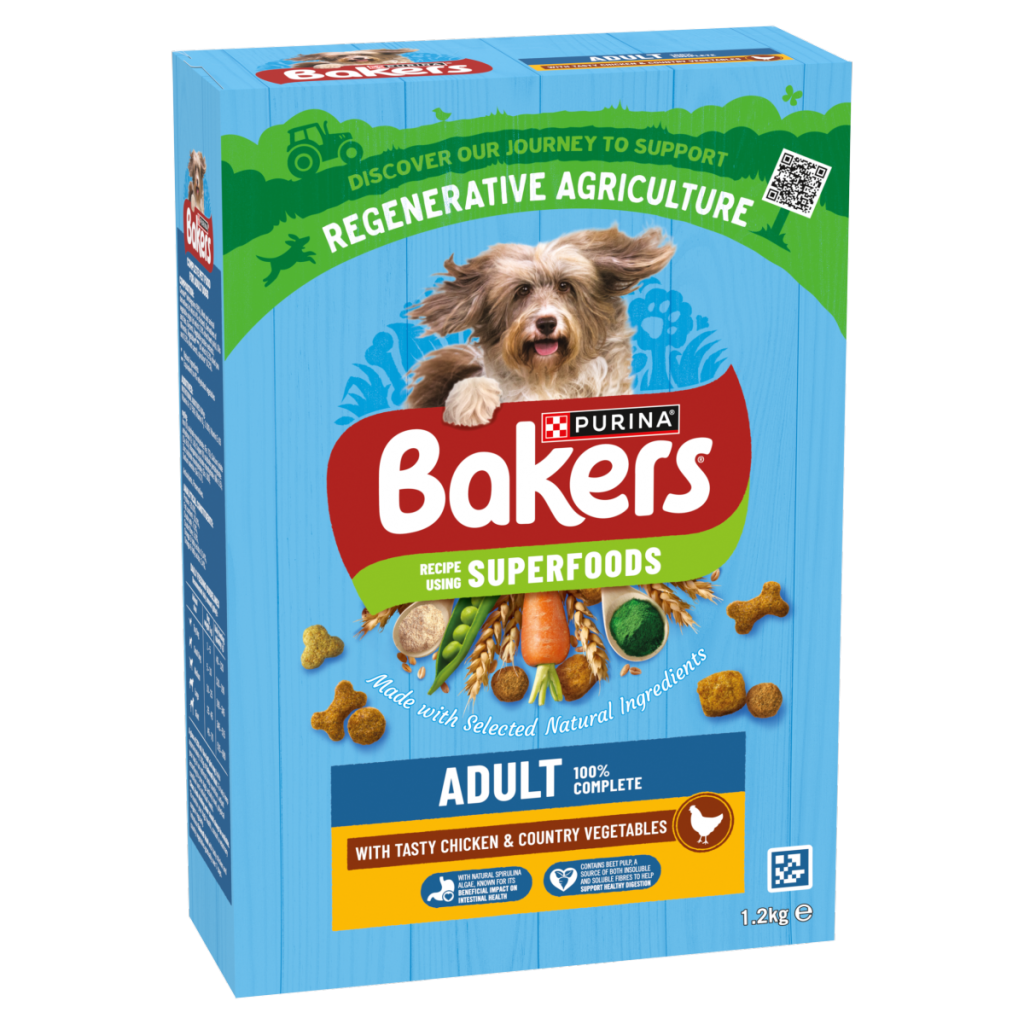 BAKERS Superfoods Chicken with Vegetables Dry Dog Food 1.2kg
