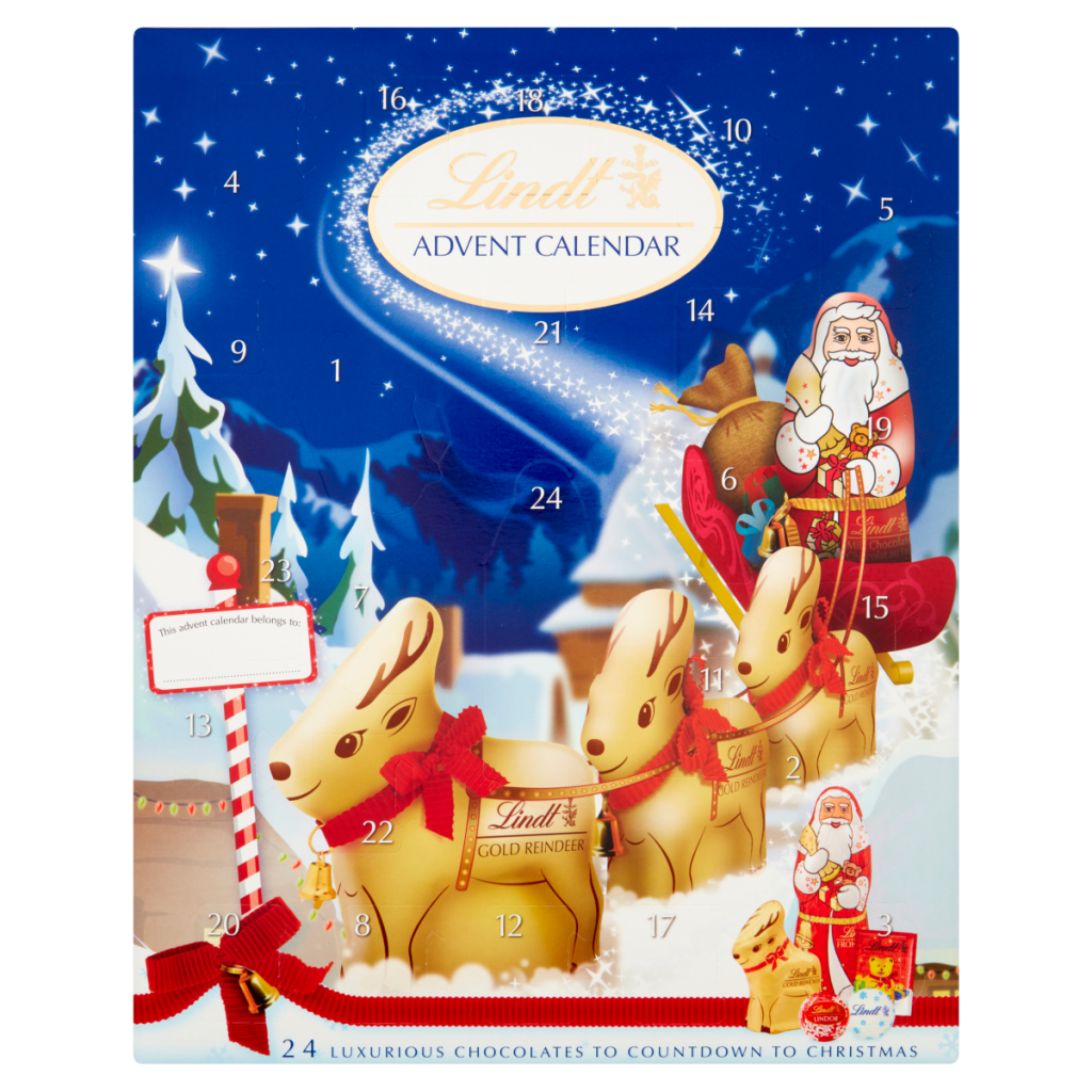 Lindt Christmas Chocolate Advent Calendar 160g