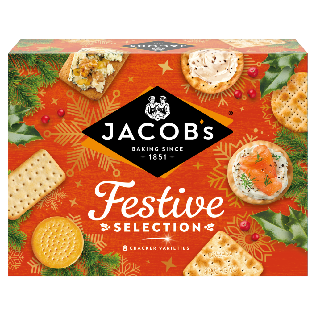Jacob’s 8 Festive Selection Cracker Varieties 300g