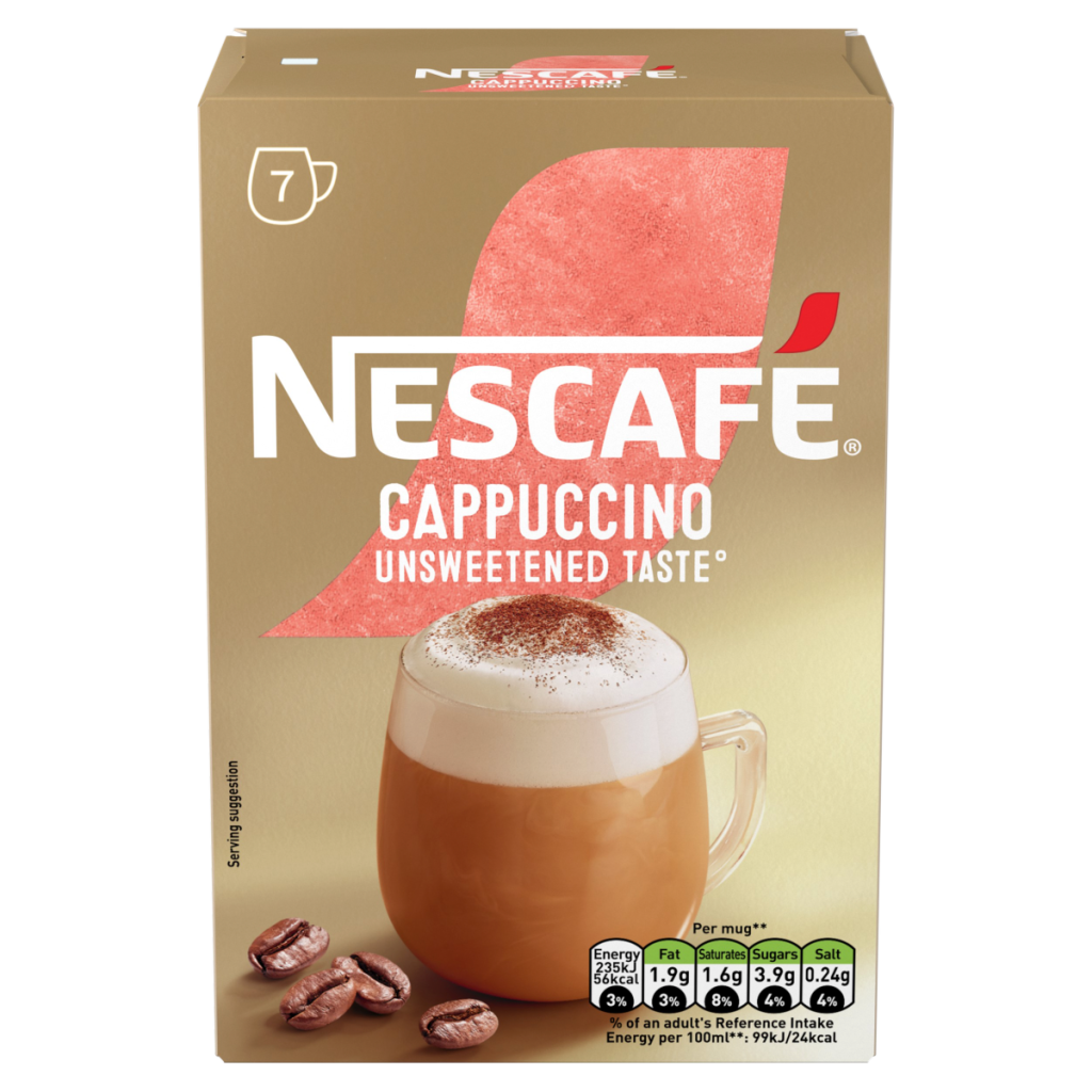 Nescafé Cappuccino Unsweetened Taste 7 x 14.2g (99.4g)