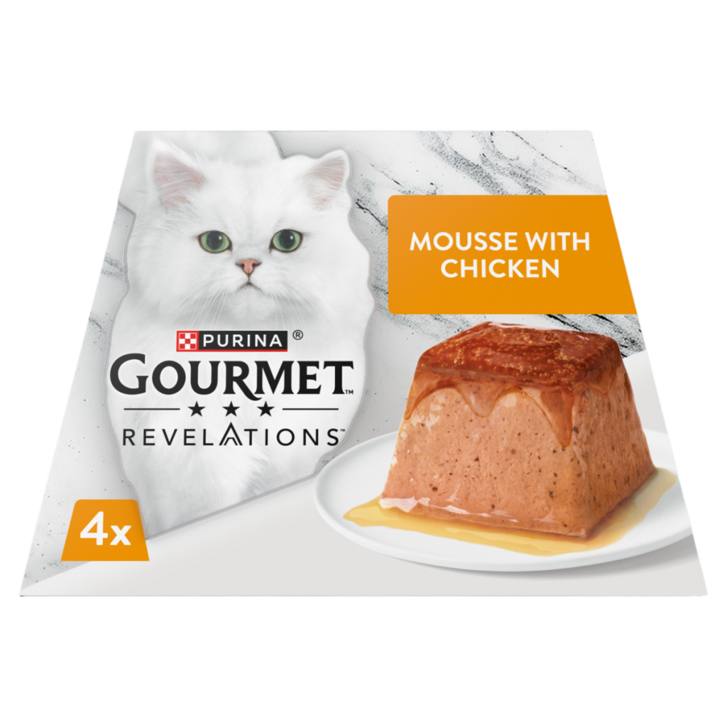 GOURMET Revelations Mousse Chicken Wet Cat Food 4x57g