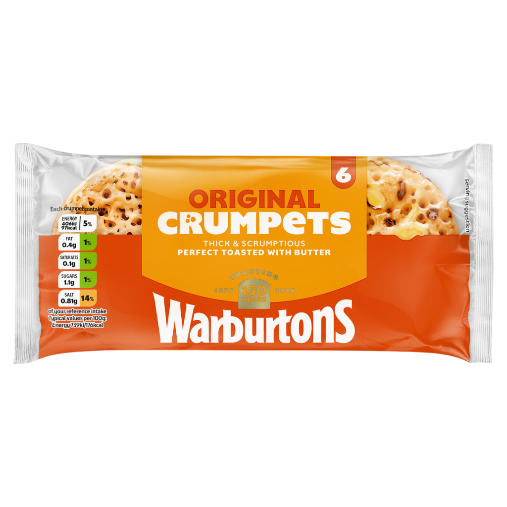 Warburtons 6 Original Crumpets