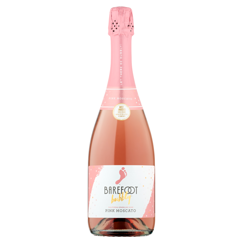 Barefoot Bubbly Pink Moscato Rosé Wine 750ml