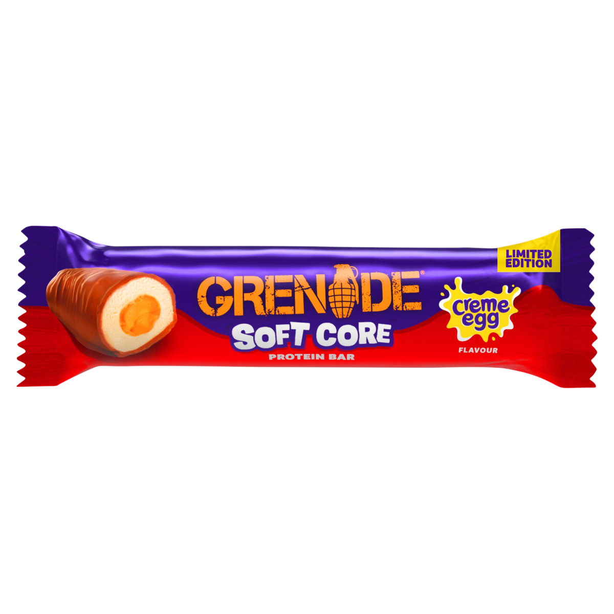 Grenade Limited Edition Soft Core Creme Egg Flavour Protein Bar 45g