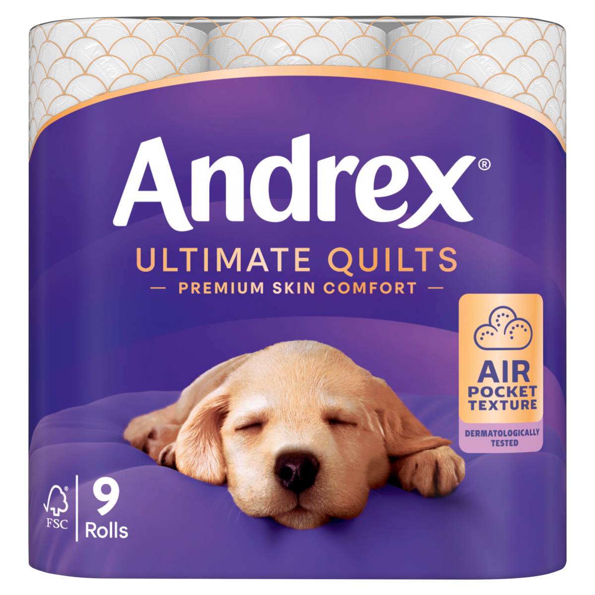 Andrex Ultimate Quilts 9 Rolls
