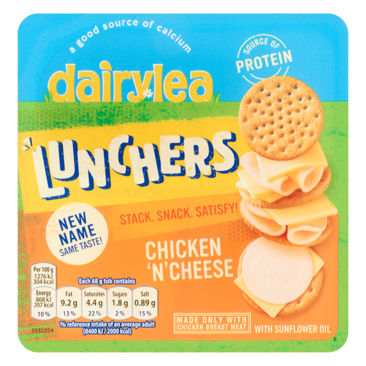 Dairylea Lunchers Chicken And Cheese Convenience Meals 68 Gr