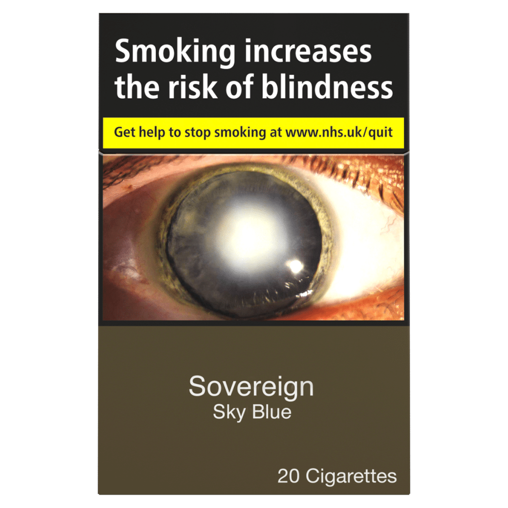 Sovereign Sky Blue 20 Cigarettes
