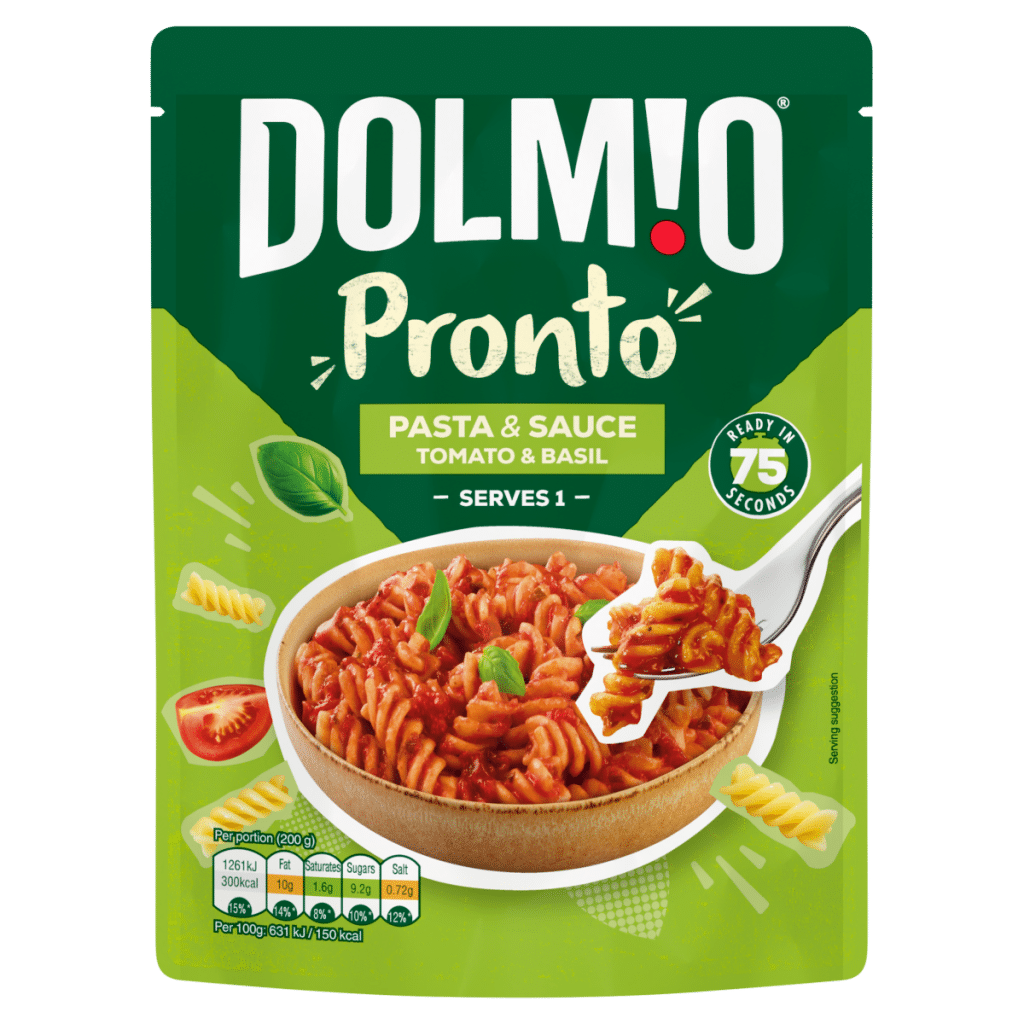 Dolmio Pronto Tomato & Basil Pasta & Sauce 200g