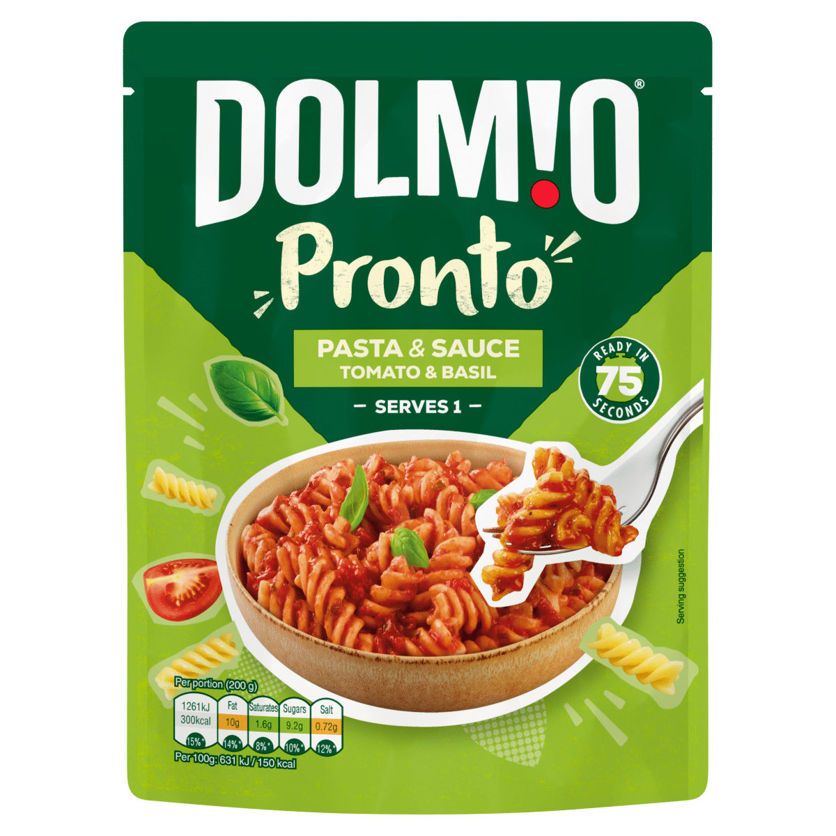 Dolmio Pronto Tomato & Basil Pasta & Sauce 200g