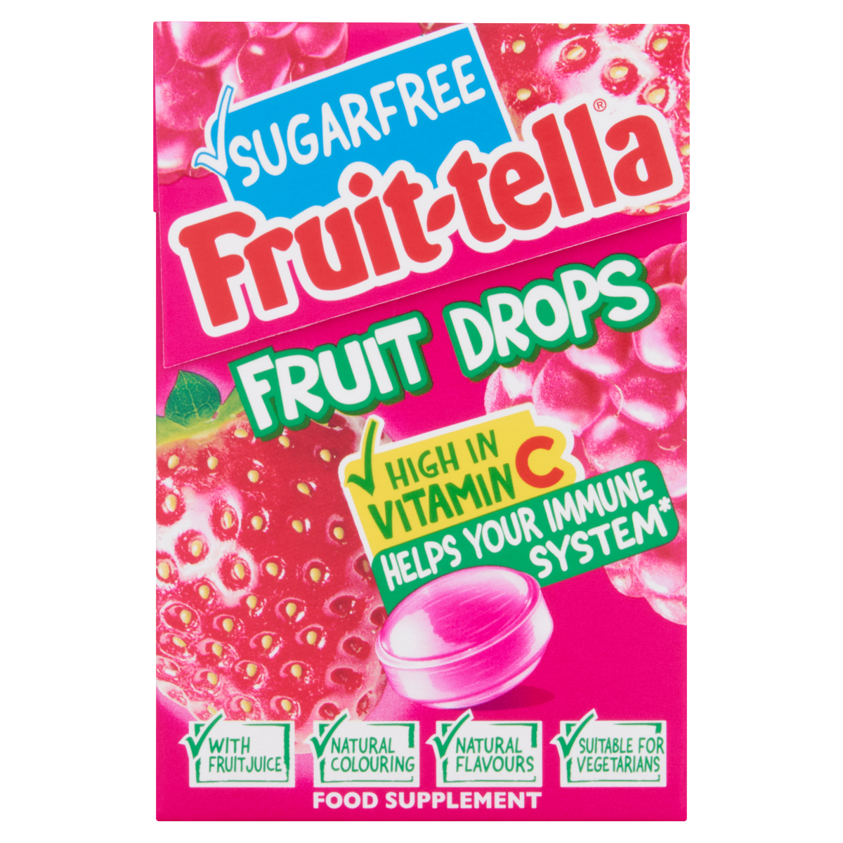 Fruit-tella Fruit Drops Food Supplement 45g