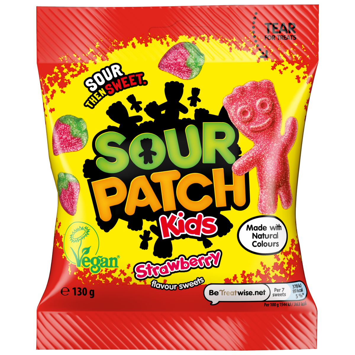 Sour Patch Kids Strawberry Sweets Bag 130g