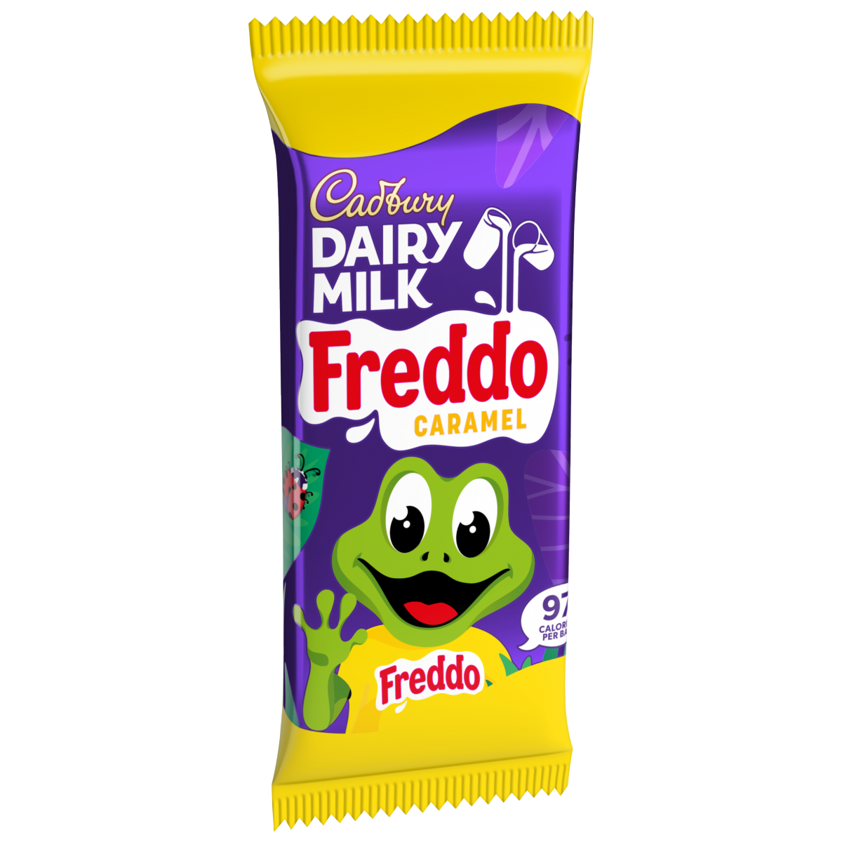 Cadbury Dairy Milk Caramel Freddo Chocolate Bar 4 Pack Multipack 78g (4 x 19.5g)