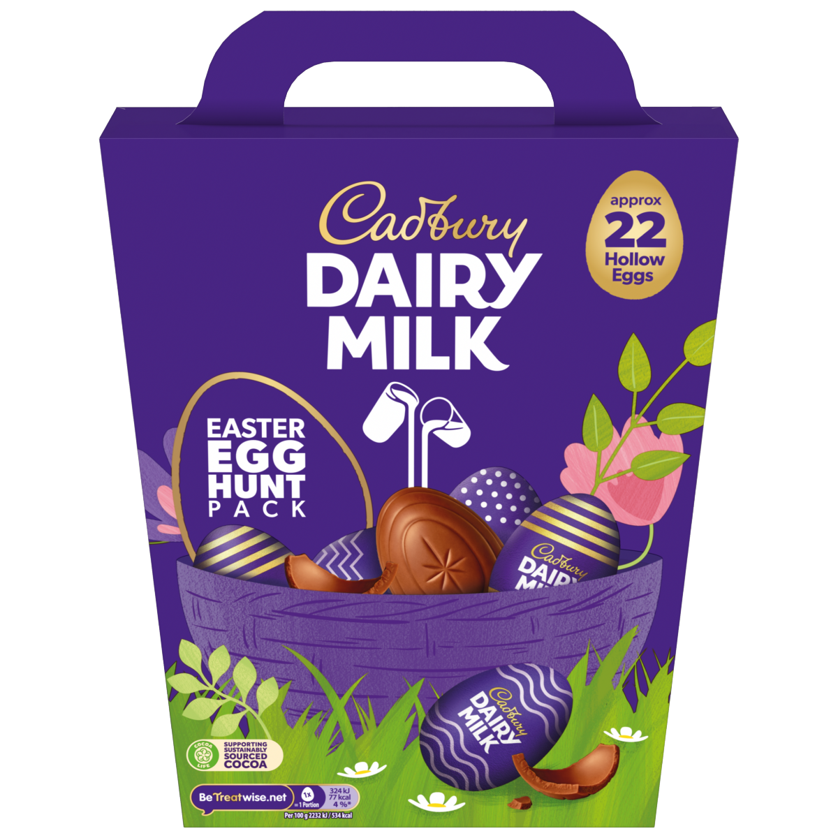 Cadbury Dairy Milk Chocolate Easter Egg Hunt Pack 317g