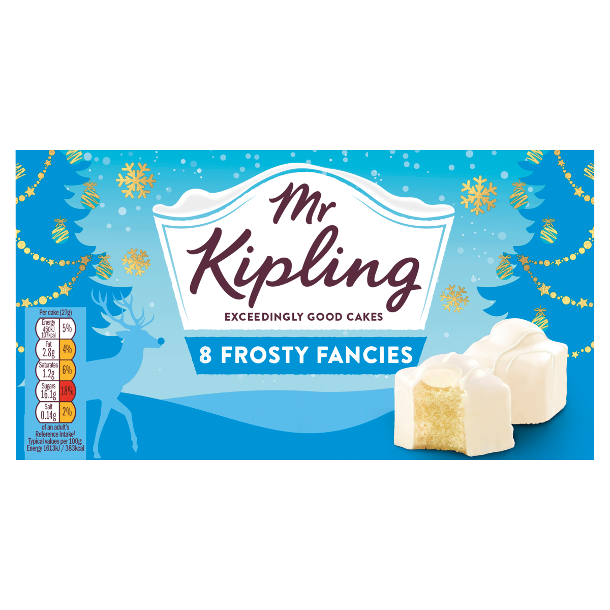 Mr Kipling 8 Frosty Fancies