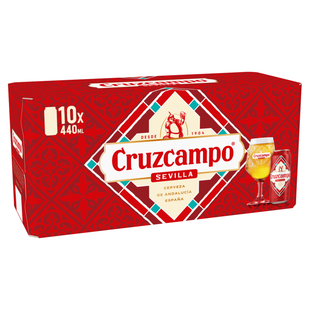 Cruzcampo Sevilla Beer Cans 10 x 440ml