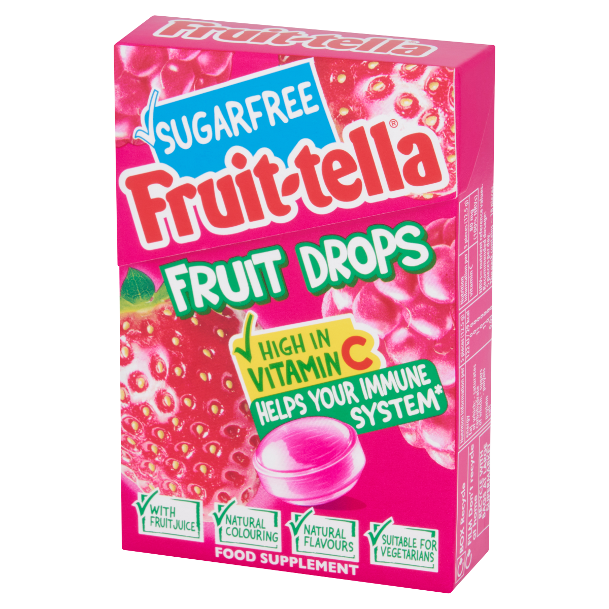 Fruit-tella Fruit Drops Food Supplement 45g