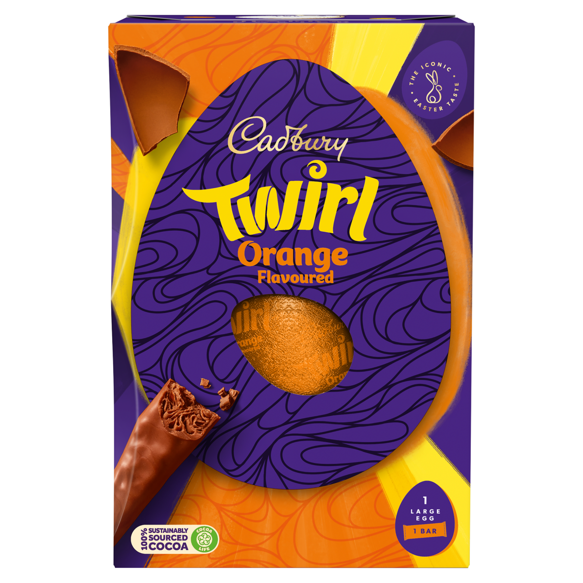 Cadbury Twirl Orange Flavoured 198g