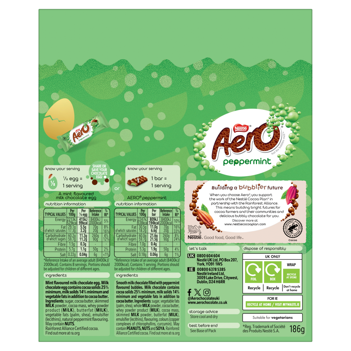 Aero Peppermint 186g