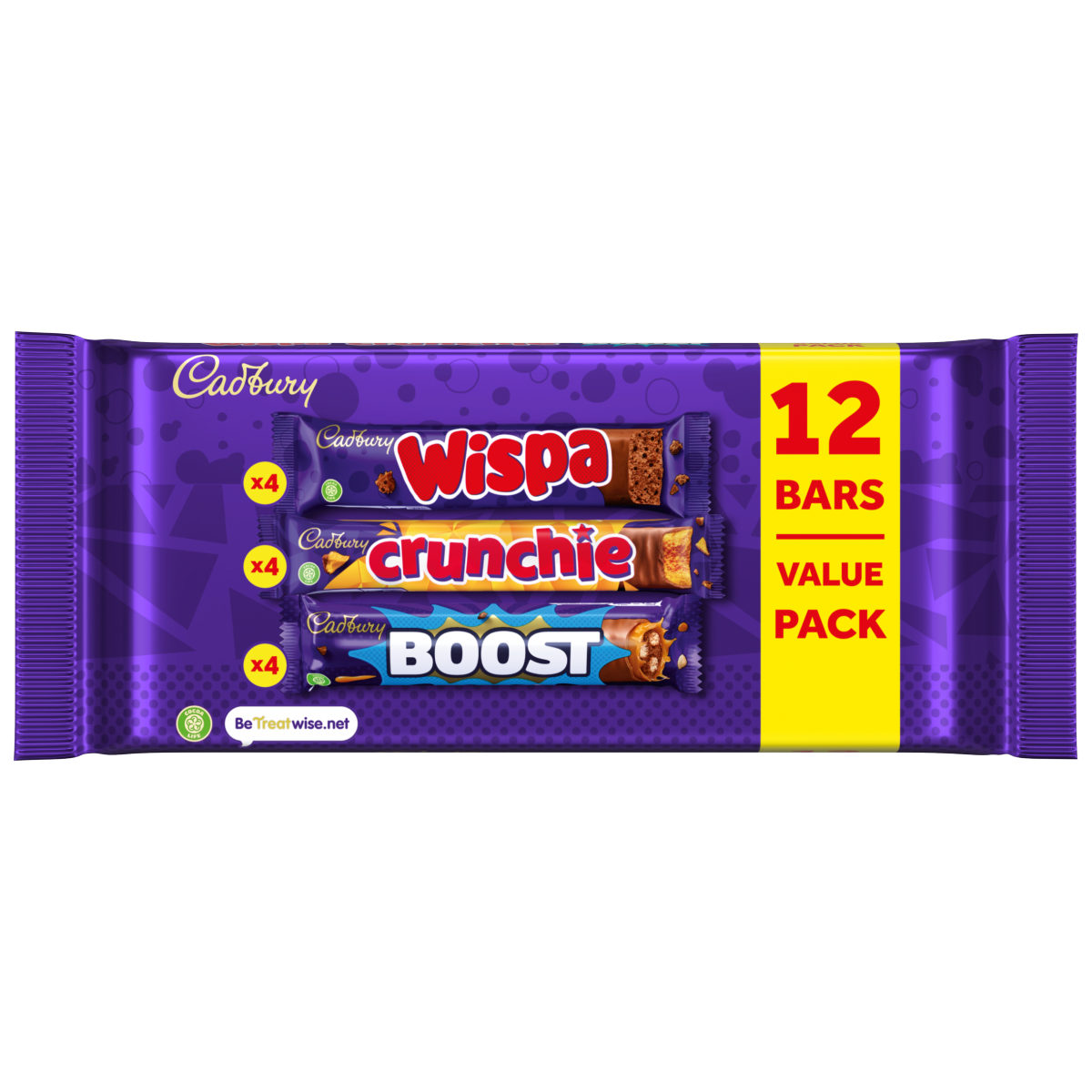 Cadbury Chocolate Bar Mixed Value Pack 347.2g