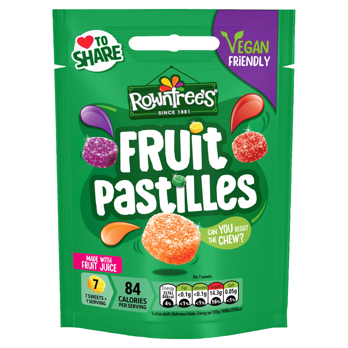 Rowntree’s Fruit Pastilles 143g