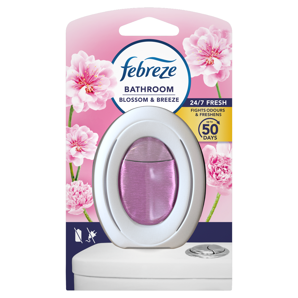 Febreze Bathroom, Continuous Air Freshener Blossom & Breeze 1 Count