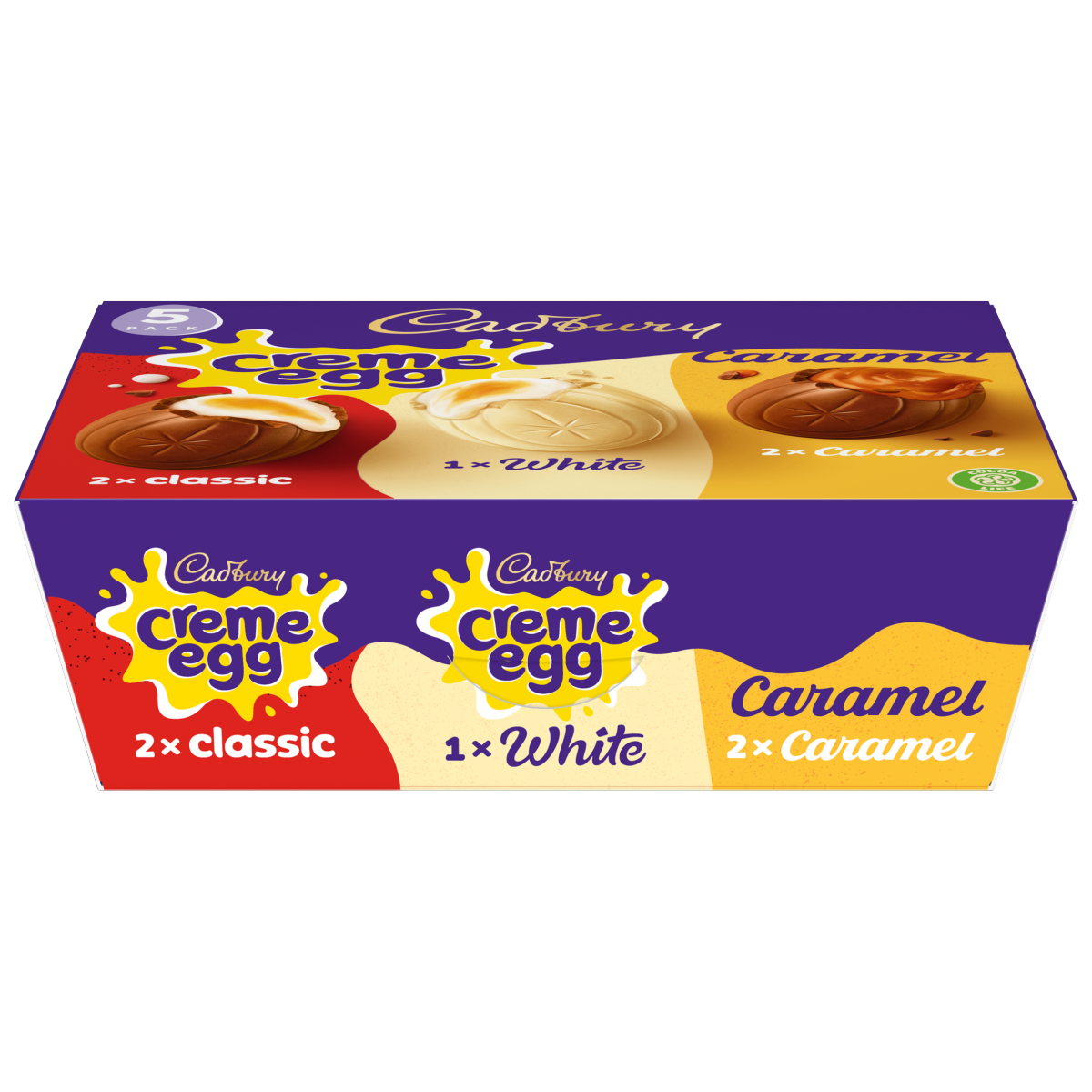 Cadbury Creme Egg Chocolate Mixed 5 Pack Multipack 200g (5 x 40g)