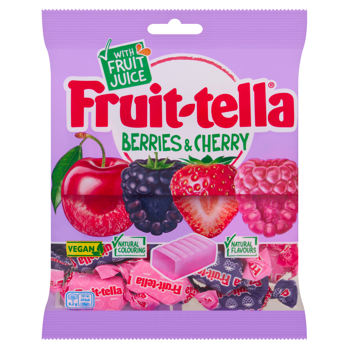 Fruit-tella Berries & Cherry 135g