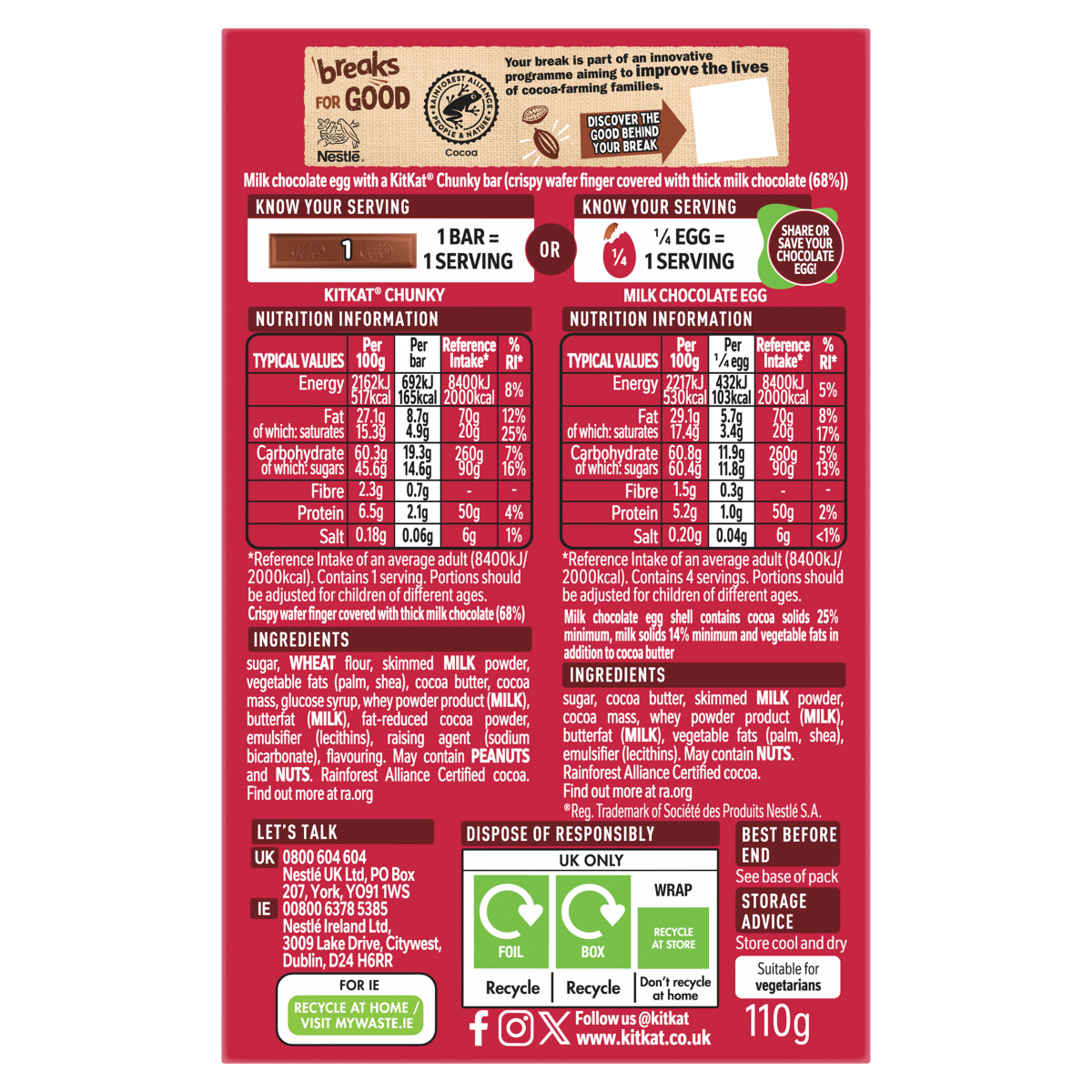 KitKat Chunky 110g