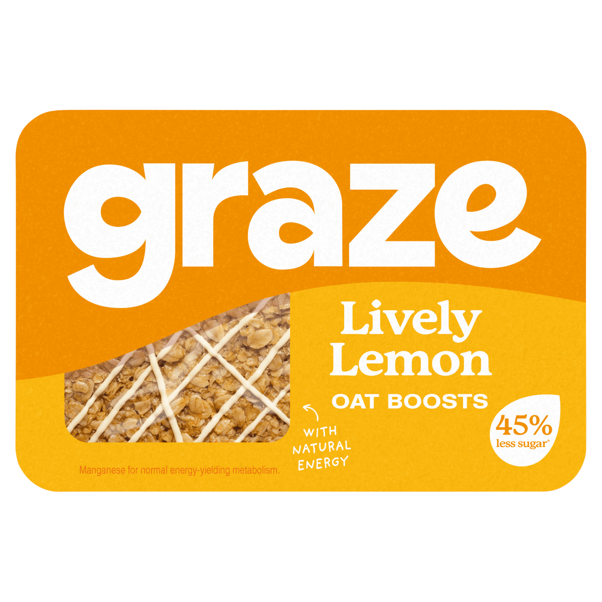 Graze Lively Lemon Oat Boosts 50g